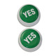 3 PCS Party Knowledge Quiz Game Electronic Squeeze Sound Box Answer Toy, Specification:Green YES
