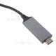 USB+Female USB to HDMI 1080P Screen Mirroring Adapter Cable 1M for iPhone Samsung Sony Etc - Black