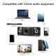 D-205 Active Speaker Stereo Input USB-powered Speaker 3.5mm Audio Speaker - Black