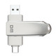DM FS230 256GB Flash Drive for MacBook, USB 3.2 Gen1 Type C Android Smartphone Laptop Memory Thumb Stick
