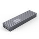 ORICO ORICO-M232C3-G2 M.2 NVMe SSD Case 10Gbps High Speed External Aluminum Alloy Hard Drive Enclosure Case - Grey