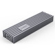 ORICO ORICO-M231C3 6Gbps SSD Case Aluminum Alloy M.2 SATA Hard Drive Enclosure Computer External Hard Disk Case - Grey