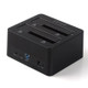 ORICO 2-Bay USB3.0 Hard Drive Docking Station for 2.5/3.5 inch HDD/SSD with Clone Function (6629US3-C) - US Plug