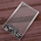 ORICO 2139U3-CR USB3.0 External Hard Disk Box Storage Case for 9.5mm 2.5 inch SATA HDD / SSD - Transparent
