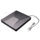 XD007-B Brushed External Drive DVD-ROM [Type-C & USB Ports Cables] for Notebook / PC / Macbook