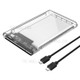 ORICO 2159C3-G2 Transparent 10Gbps Hard Drive Enclosure with Stand for 2.5inch HDD / SSD