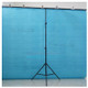 Photography 200x200CM PVC Backdrop Background Support Stand System T-Frame Stand Kit - Black