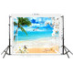 Summer Seascape Beach Dreamlike Haloes 3D Photo Video Photography Background - Style 9