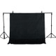 1.6 * 1m Non-woven Screen Photo Backdrop Background Photography Studio - Black