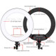 S-36 18inch Studio Photography Selfie LED Ring Light with 3 Phone Holders Tripod and Remote Control