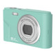 DC311L-AF 2.4-inch Rechargeable Zoomable 48MP HD Digital Camera Student Home Camera - Mint Green / EU Plug