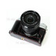 Protective PU Leather Half Camera Case Bag Cover for Fujifilm XT10 / XT20 Camera - Black