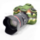 Soft Silicone Camera Protective Cover for Canon EOS 6D DSLR Camera - Camouflage