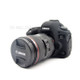 Flexible Silicone Protective Cover for Canon EOS 6D Mark II - Black