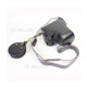 PU Leather Protective Bag + Strap + Camera Lens Bag for Canon EOS M6 with 15-45mm Lens - Black