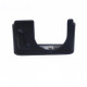 For Leica Q2 Camera Bottom Case Genuine Leather Detachable Protective Half Body Cover Holder - Black