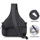 PULUZ SLR Camera Bag Triangle Style Removable Lens Bag Waterproof Chest Crossbody Bag