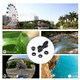 APEXEL APL-DG5-H 5-in-1 Fisheye Wide Angle Macro Telephoto CPL Lens Mobile Phone Mini Camera Lens