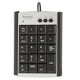 USB Non-synchronous Notebook Computer Multi Function Keypad with 19 Keys