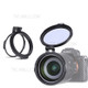 UURIG 77mm ND Filter Lens Quick Release Mount Ring Flip Lid Bracket DSLR Camera Accessory