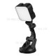 Mini Video Conference Lighting Kit with 5W Dimmable 6500K LED Light 3 Cold Shoe Mounts + Suction Cup Mount