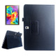 Lichee Texture Horizontal Flip Leather Case with Holder for Galaxy Tab S 10.5 / T800(Black)