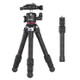 ULANZI MT-20 71.4cm/28.1in Photography Tripod Carbon Fiber Stand with 360-degree Panoramic Ballhead Arca-Swiss QR Plate Cold Shoe, Max Load 3KG