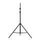 Light Stand Max. Height 2M/6.6ft with 1/4 Inch Screw Photography Tripod Stand Floor Selfie Ring Light Support for Studio, Umbrella, Backdrop, LED Panel