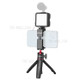 ULANZI Combo 6 Selfie Stick Tripod with Fill Light Detachable Holder for iPhone Android iPhone Video Recording Live Stream Makeup