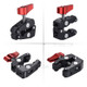 ANDOER Crab Pliers Clip Super Clamp with 1/4" and 3/8" Screw Hole for DSLR Rig LCD Monitor