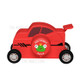 48MP 3.0 Inch IPS HD Touch Screen Kids Digital Camera Racing Car Shaped Camera with Built-in WiFi + 32G TF Card - Red