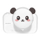 A1 Digital Camera Dual Lens Cute Animal Face Camera for Children Support 2000W Pixel (without TF Card) - White