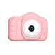 X600 3.5-inch Large Screen Kids Camera 1080P Digital Video Camera Educational Toys (without TF Card) - Pink