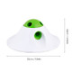 L'CHIC PBA-free Flying Saucer Shape Pet Dispenser Toy Durable Activity Toy Dog Toy Entertained Pet Food Dispenser Toy Snack Ball Puzzler Leak Food Toy