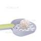 Cat Litter Scoop ABS Deep Shovel Comfortable Handle Large Poop Scooper Cleaning Tool - Coffee/Pink