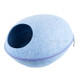 Home Indoor Pet Cat Bed Warm Soft Cool Comfortable Cave - Blue