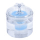 2.6L/88oz Cat Water Fountain Pet Water Fountain Transparent Automatic Cat Water Dispenser Pet Supply - EU Plug