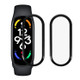 2Pcs/Set HD Clear Screen Protector for Xiaomi Mi Band 7, 3D Curved Edge PMMA Full Coverage Protective Film