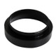 2 PCS Coffee Machine Powder Picker Powder Ring Anti-flying Powder Quantitative Ring Espresso 58mm without Magnetic Machine Accessories, Specification:58mm(Black)