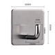 MYD-1038 304 Stainless Steel Sticky Hook Kitchen Bathroom Multi-functional Hole Free Wall Mount Holder