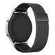 For Samsung Gear S3 Frontier/S3 Classic 22mm Luxury Milanese Wrist Strap Stainless Steel Magnetic Watch Band - Black
