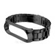 Luxury Stainless Steel Watchband Wrist Strap for Xiaomi Mi Band 5/5 NFC - Black