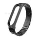 Luxury Stainless Steel Watchband Wrist Strap for Xiaomi Mi Band 5/5 NFC - Black