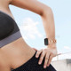 SDXHJ013 Watch Bracelet t Strap Stainless Steel Link Bracelet Wristband for Fitbit Versa - Gold