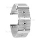 22mm Metal Stainless Steel Band Quick Release Mesh Bracelet Replacement Wristband Strap - Silver