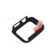 PC Frame Case Cover with Screen Protector Film for Apple Watch Series 3/2/1 42mm - Black