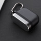 DIROSE A15 Aluminum Silicone Protective Case for Apple AirPods Pro - Grey/Black