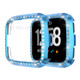 Rhinestone Decor PC Frame Case for Fitbit Versa / Versa Lite - Blue