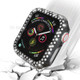 Rhinestone Decor PC Bumper Case for Apple Watch Series 4 40mm - Black