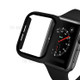 For Apple Watch Series 5 / 4 40mm PC Frame + Tempered Glass Watch Film Protective Case - Black